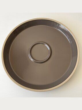 Pampered Chef Large Round Serving Platter Stoneware 15" USA